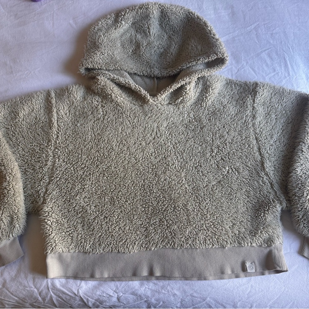 Treasure & Bond Cream Sherpa Jacket